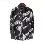 chemise versace homme vintage medusa  noir j68a36